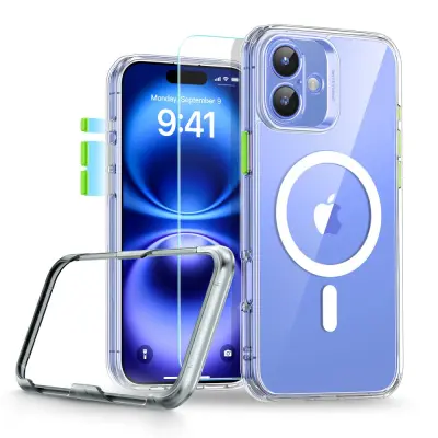 ESR CLASSIC PRO SET HALOLOCK ZA MAGSAFE IPHONE 16 CLEAR CASE OVITEK