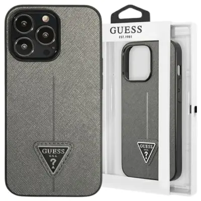 OVITEK GUESS HARDCASE OVITEK ZA IPHONE 13 PRO 13 6.1 SREBRN
