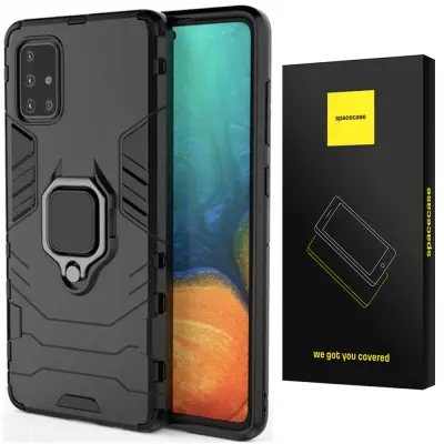 OVITEK SPACECASE ZA TELEFON SAMSUNG GALAXY A71 ČRN