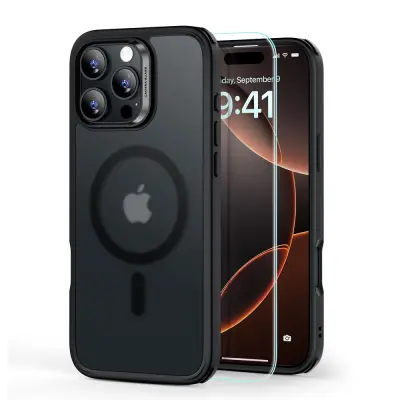 ESR CLASSIC HYBRID HALOLOCK OVITEK MAGSAFE ZA IPHONE 16 PRO ČRN