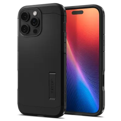 SPIGEN TOUGH ARMOR T MAGSAFE OVITEK ZA IPHONE 16 PRO MAX ČRN