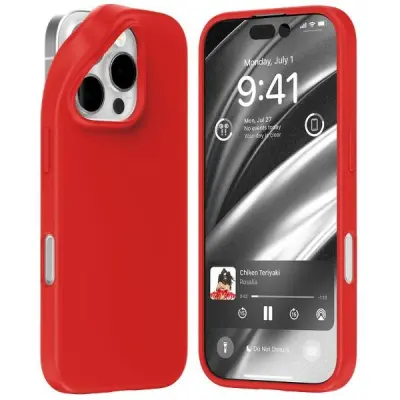 OVITEK MEHAK OVITEK MERCURY ZA IPHONE 16 PRO 6,3 INČ RDEČ
