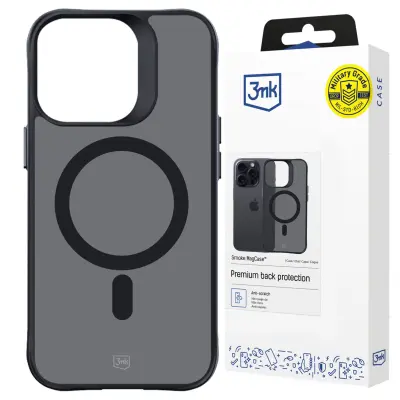 OVITEK 3MK SMOKE MAGCASE ZA APPLE IPHONE 13 14 MAGNETNI OVITEK