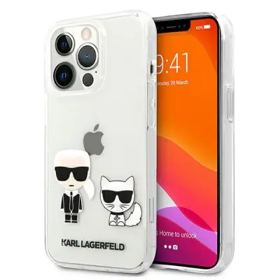 OVITEK PROZOREN KARL LAGERFELD KLHCP13XCKTR HARDCASE ZA IPHONE 13 PRO MAX