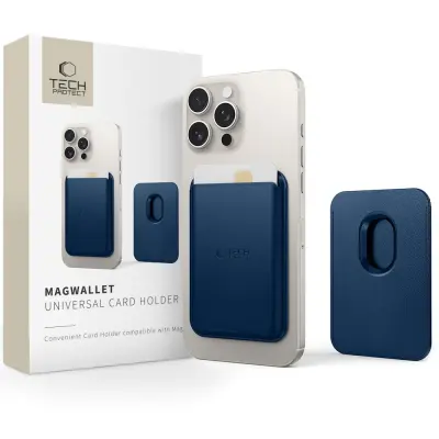 OVITEK ZA KARTICO TECH-PROTECT MAGWALLET ZA MAGSAFE ZA TELEFON NAVY BLUE