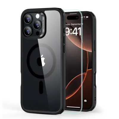 HIBRIDNI OVITEK ESR CLASSIC ZA MAGSAFE ZA IPHONE 16 PRO MAX CLEAR BLACK