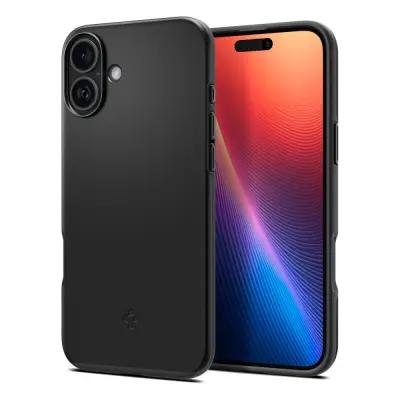 SPIGEN THIN FIT MAG ZA MAGSAFE OVITEK ZA IPHONE 16 PLUS ČRNA ULTRA-TANKA