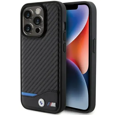 BMW BMHMP15L22NBCK TRDA USNJENA OVITEK CARBON ZA MAGSAFE ZA IPHONE 15 PRO 6.1