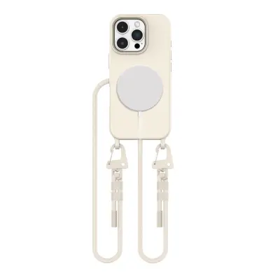 TECH-PROTECT MAGNERGLACE ZA MAGSAFE IPHONE 16 PRO MAX COSMIC LATTE STRAP