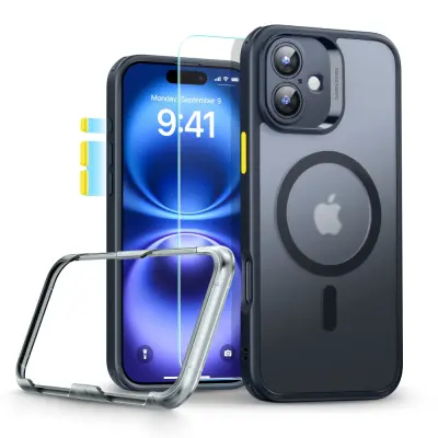 ESR OVITEK HALOLOCK MAGSAFE ZA IPHONE 16 FROSTED BLACK COVER