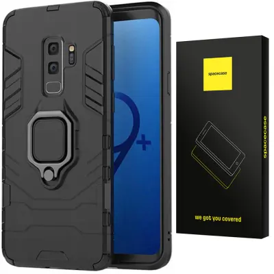 OVITEK SPACECASE CASE ZA SAMSUNG GALAXY S9+ X-RING ČRN