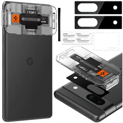 SPIGEN CASE CAMERA PROTECTOR ZA GOOGLE PIXEL 7A BLACK 2-PACK