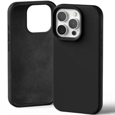 SILIKONSKI OVITEK MERCURY ZA IPHONE 16 PRO 6.3'' ČRN
