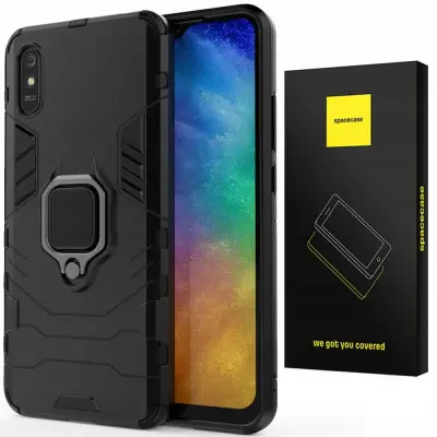 OVITEK SPACECASE ZA TELEFON XIAOMI REDMI 9A 9AT ČRN