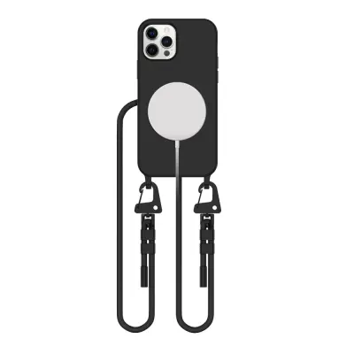 VERIGICA TECH-PROTECT MAGNLACE ZA MAGSAFE ZA IPHONE 12 / 12 PRO ČRNA OGRLICA