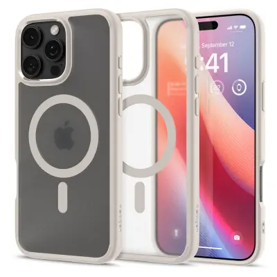 SPIGEN ULTRA HYBRID MAG OVITEK ZA MAGSAFE ZA IPHONE 16 PRO MAX TITANIUM