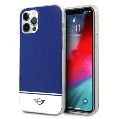MINI MIHCP12LPCUBINA IPHONE 12 PRO MAX 6,7 GRANATOWY/NAVY HARD CASE STRIPE COLLECTION