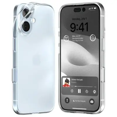 OVITEK MERCURY JELLY CLEAR CASE ZA IPHONE 16 6.1'' PROZOREN