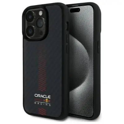 RED BULL HARDCASE OVITEK ZA IPHONE 14 PRO 6.1 MAGSAFE CARBON BLACK