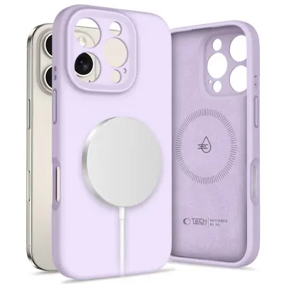 TEKOČI SILIKONSKI OVITEK TECH-PROTECT ZA MAGSAFE ZA IPHONE 16 PRO MAX MAUVE