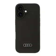 SILIKONSKI OVITEK AUDI ZA IPHONE 16 6.1” ČRNO TRDO OVITEK