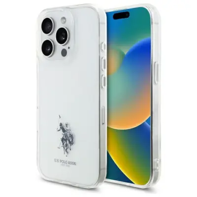 U.S. POLO ASSN. OVITEK ZA IPHONE 15 PRO MAX 6.7” PROZOREN Z LOGOTIPOM