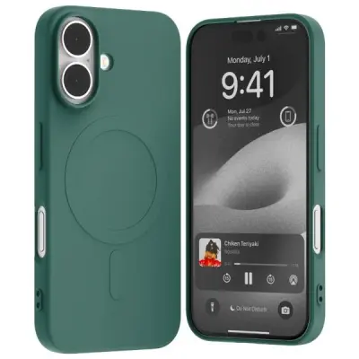 POLSILIKONSKI OVITEK MERCURY MAGSAVE ZA IPHONE 16 6.1'' ZELENO ZELEN
