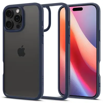 SPIGEN ULTRA HYBRID OVITEK IPHONE 16 PRO MAX ZA TELEFON NAVY BLUE