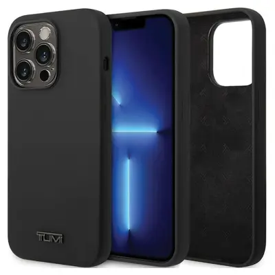 TUMI HARDCASE OVITEK IZ TEKOČEGA SILIKONA ZA IPHONE 14 PRO MAX 6.7 ČRN