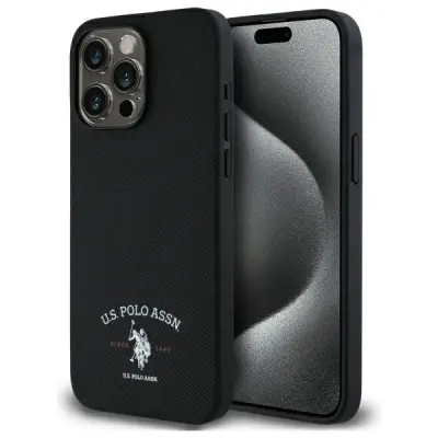 OVITEK US POLO ZA IPHONE 15 PRO MAX 6.7 ČRNO ČRNO DH LOGO