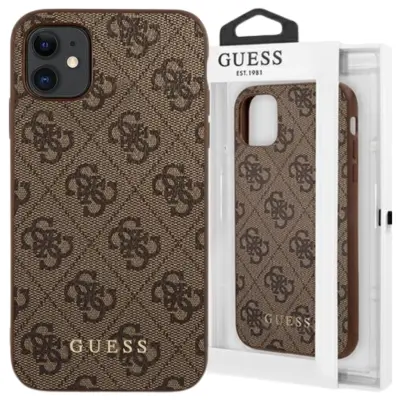 OVITEK GUESS ZA IPHONE 11 XR 6.1 OVITEK RJAV TRD 4G LOGO