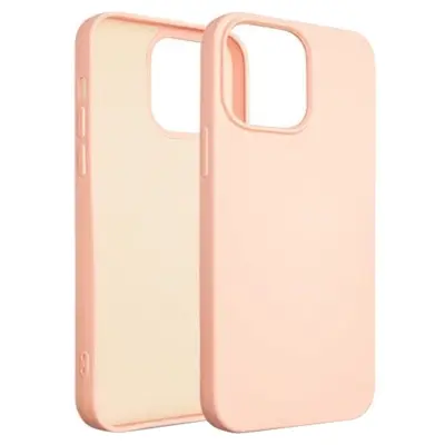 SILIKONSKI OVITEK BELINE ZA IPHONE 15 PRO MAX 6.7 ROZA-ZLAT