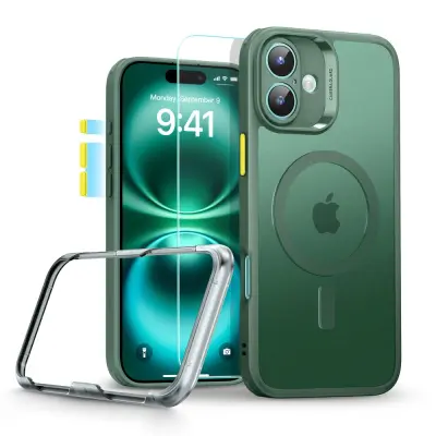ESR CLASSIC PRO SET HALOLOCK ZA MAGSAFE OVITEK ZA IPHONE 16 FROSTED GREEN