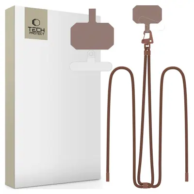 TECH-PROTECT C5S ROPE TRAK ZA ČEZ BODI ČOKOLADNO RJAV TRAK ZA TORBO