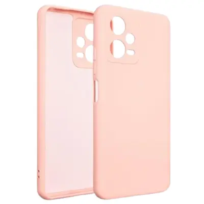 SILIKONSKI OVITEK BELINE ZA XIAOMI REDMI NOTE 12 5G POCO X5 5G ROZA IN ZLAT