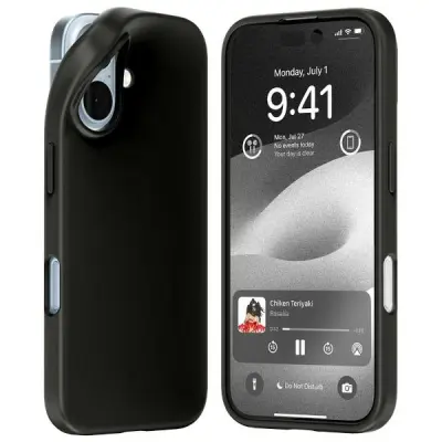 OVITEK MEHAK OVITEK MERCURY ZA IPHONE 16 6.1 ČRNO ČRN