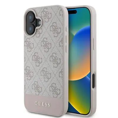 GUESS HARDCASE OVITEK ZA IPHONE 16 PLUS 6.7 ROZA ROZA 4G