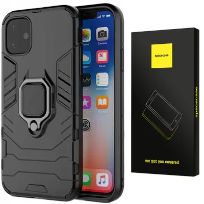 OVITEK SPACECASE X-RING ZA IPHONE 11 OVITEK ČRNA ZAŠČ