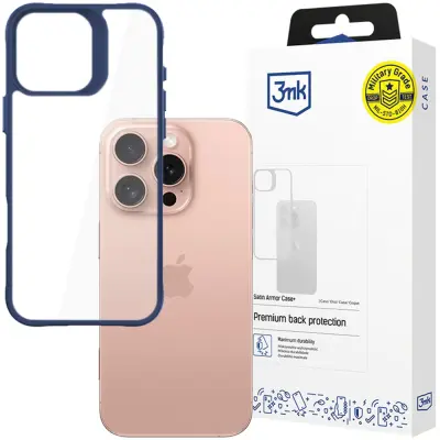 3MK SATIN ARMOR OVITEK MODER ZA APPLE IPHONE 16 PRO OVITEK