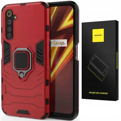 OVITEK SPACECASE ZA TELEFON REALME 6 SC X-RING RDEČ