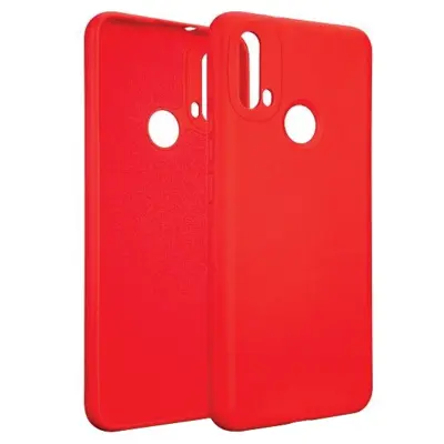 OVITEK SILIKONSKI OVITEK BELINE ZA MOTOROLA MOTO E40 RDEČ