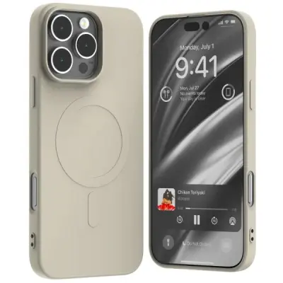 POLSILIKONSKI OVITEK MERCURY MAGSAVE ZA IPHONE 16 PRO MAX 6.9'' STONE
