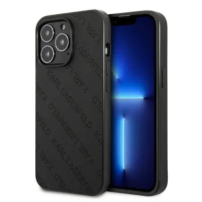 OVITEK KARL LAGERFELD HARDCASE ZA IPHONE 13 PRO 6.1 ČRN