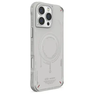SKINARMA OVITEK MECHA IPHONE 16 PRO 6,3 INČ MAGNETNI SVETLO SIV