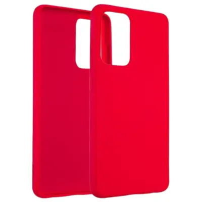 SILIKONSKI OVITEK BELINE ZA SAMSUNG S21 ULTRA OVITEK RDEČ