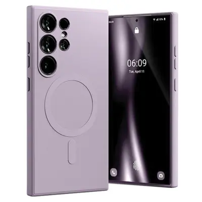OVITEK MERCURY ZA MAGSAFE POLSILIKONSKI ZA SAMSUNG GALAXY S24 ULTRA LILA