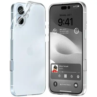 OVITEK MERCURY JELLY CLEAR ZA IPHONE 16 PLUS 6,7 INČNI OVITEK PROZOREN