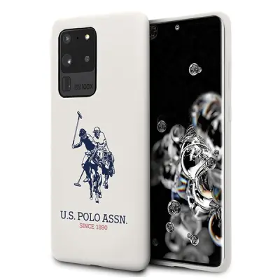 US POLO SILIKONSKI OVITEK OVITEK ZA SAMSUNG GALAXY S20 ULTRA G988 BEL