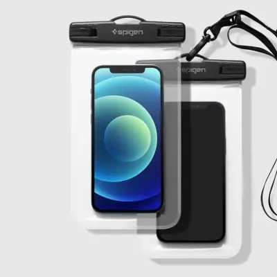 SPIGEN A601 VODOODPORNA ETUI ZA TELEFON OVITEK 2 PAKET PROZOR