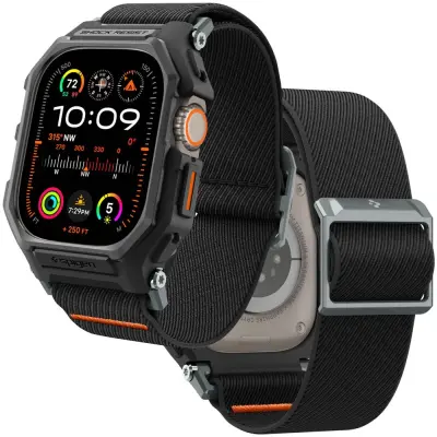 SPIGEN CASE STRAP CASE ZA APPLE WATCH ULTRA 1 2 49MM MAT ČRNA